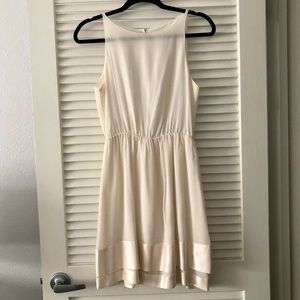 Banana Republic cream cocktail dress
